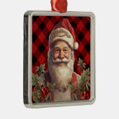 Sinterklaas Sinterklaas Kerstmis Metalen Ornament (Rechts)
