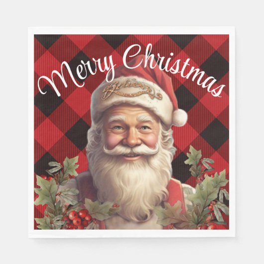 Sinterklaas Sinterklaas Kerstmis Servet (Voorkant)