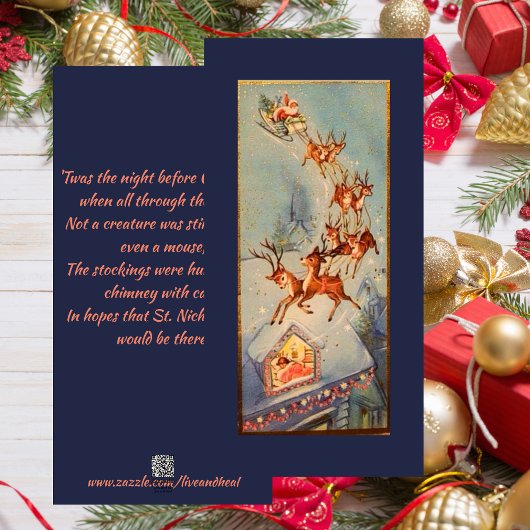 Sinterklaas-slees Feestdagenkaart