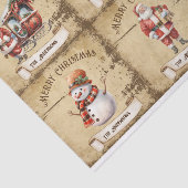  Sinterklaas Sleigh Sneeuwman Tree Star Beer Tissuepapier (Detail)