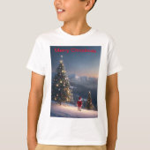 Sinterklaas Sneeuwberg Kinder T-shirt (Voorkant)
