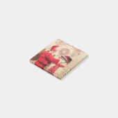 Sinterklaas Sneeuwman Kerstfeest Post-it® Notes (Schuin)