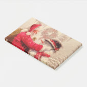 Sinterklaas Sneeuwman Kerstfeest Post-it® Notes (Schuin)