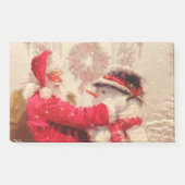 Sinterklaas Sneeuwman Kerstfeest Post-it® Notes (Voorkant)