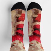  Sinterklaas Sneeuwman Winterkerst Sokken (Top)