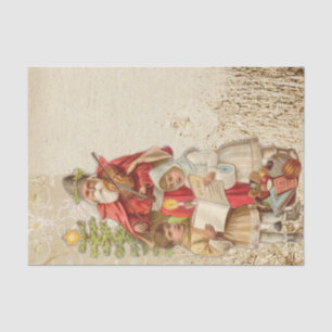 Sinterklaas Spelen De Viool Tissuepapier