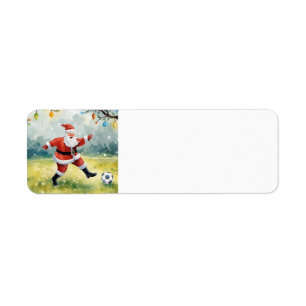 Sinterklaas spelen Voetbal Kerst veld Etiket