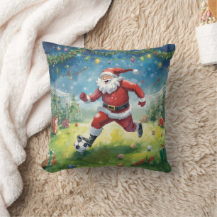 Sinterklaas spelen Voetbal Kerst veld Kussen