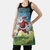 Sinterklaas spelen Voetbal Kerst veld Schort (Insitu)