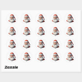 Sinterklaas Sticker | Kerstman Santa Stickers (Vel)