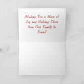 Sinterklaas Surfplank Feestdagen Kaart (Binnen)