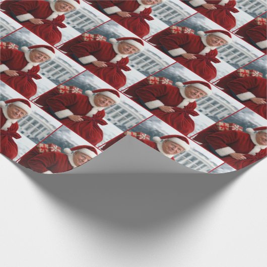 Sinterklaas Trump voor het Witte Huis Cadeaupapier (Hoek)