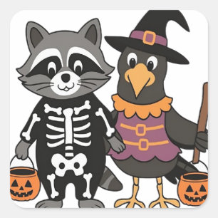 Sinterklaas uitdeelsters vierkante sticker