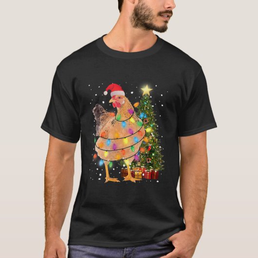 Sinterklaas van Santa Hat L. T-shirt (Voorkant)