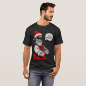 Sinterklaas verblijf stout grappig kerst t-shirt (Voorkant volledig)