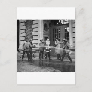 Sinterklaas verwijderen, jaren 20 feestdagenkaart