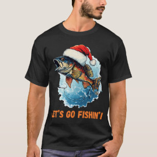 Sinterklaas Vissen Fantasie - Whimsical Kerst Scen T-shirt