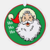 Sinterklaas Voeg namen toe Schattige Kerstmis Ornament Kaart (Voorkant)