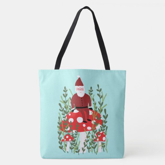 Sinterklaas voor magische paddenstoelen draagtas (Voorkant)