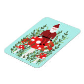 Sinterklaas voor magische paddenstoelen magneet (Linkerzijde)