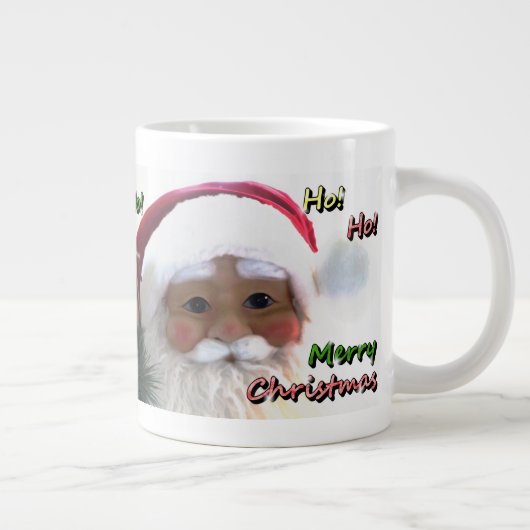 Sinterklaas voor prettige kerst extra grote beker (Rechts)