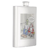 Sinterklaas voor roestvrij staal flacon (Rechts)