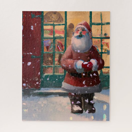 Sinterklaas voor Speelgoed AI Art Legpuzzel (Verticaal)