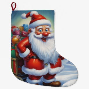 Sinterklaas Vrolijk Kerstfeest Gelukkig Nieuwjaar Grote Kerstsok