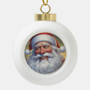 Sinterklaas Vrolijk Kerstfeest Gelukkig Nieuwjaar Keramische Bal Ornament