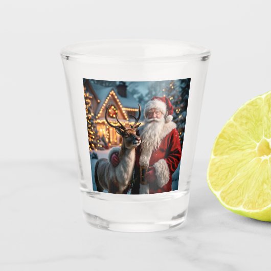 Sinterklaasglas Shot Glas (Voorkant)