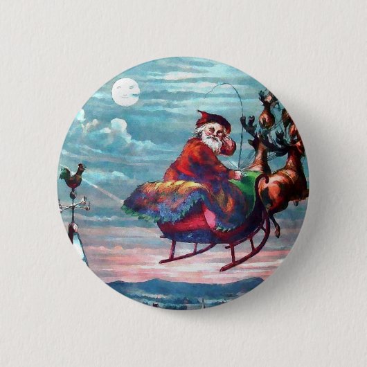Sinterklare afdrukstand Ronde Button 5,7 Cm (Voorkant)