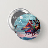 Sinterklare afdrukstand Ronde Button 5,7 Cm (Voorkant /achterkant)