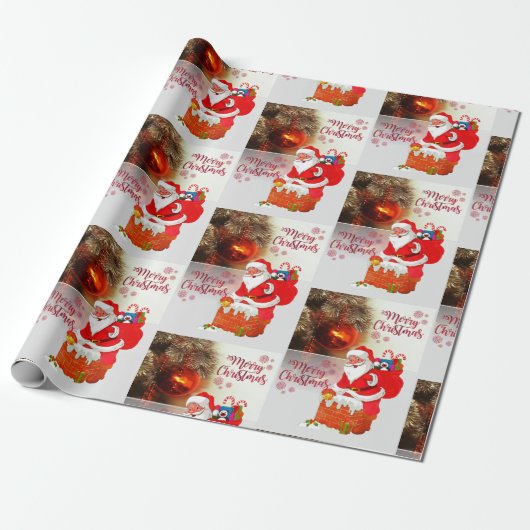 Sinterklare kerstcadeautjes cadeaupapier (Uitgerold)