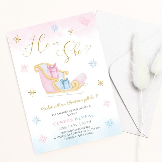 Sinterklare kerstcadeautjes kaart