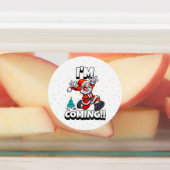 Sinterklare kerstdagen, Humor Quote Holiday Labels (Aangebracht)