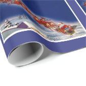 Sinterklon zijn sleigh cadeaupapier (Rol Hoek)