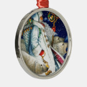 Sinterloopjongen met Beren Metalen Ornament (Rechts)