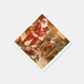 Sinterman in de rendierbarn servet (Hoek)