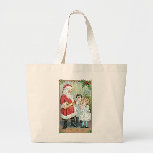 Sinterman met kinderen grote tote bag (Voorkant)