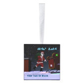 Sinterman op de weg - Kuvianak Innovia Kubus Ornament (Rechts)