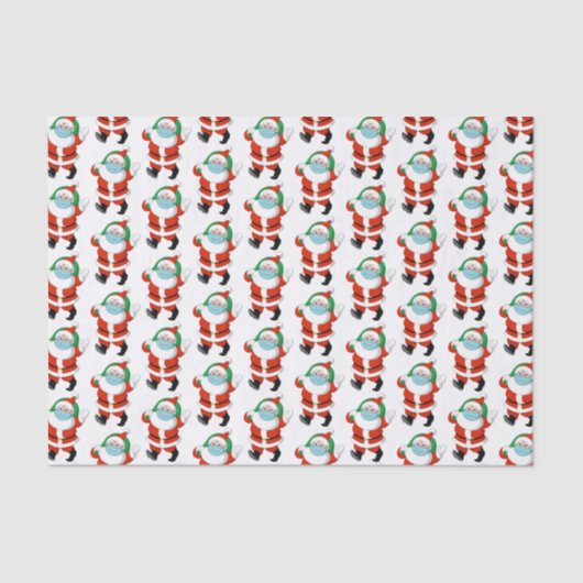 Sintermansmasker Tissuepapier (Voorkant)