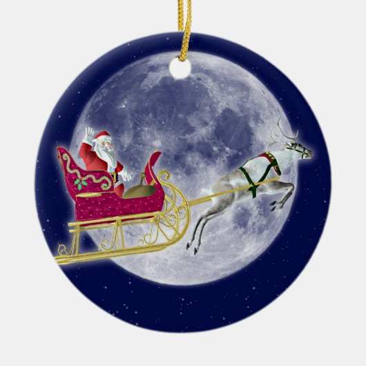 Sinterrendier Keramisch Ornament (Voorkant)