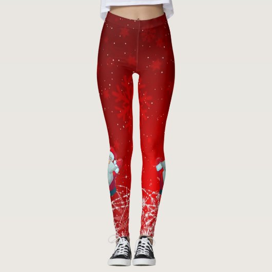 Sinterrode leggings (Voorkant)