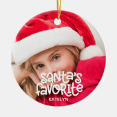 Sinters favoriete Kinder Baby Kerstmis Keramisch Ornament (Voorkant)