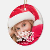 Sinters favoriete Kinder Baby Kerstmis Keramisch Ornament (Links)