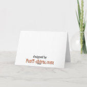 Sinters Naughty List Feestdagen Kaart (Achterkant)