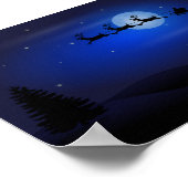 Sinters slee over de maan poster (Hoek)