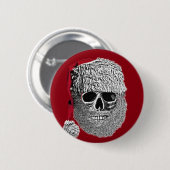 Sinterskop Ronde Button 5,7 Cm (Voorkant /achterkant)
