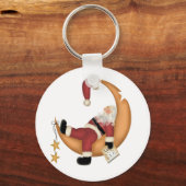 Sinterslaap op Moon Tshirts en Gifts Sleutelhanger (Voorkant)