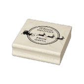 Sinterslee met rendier - speciale aflevering rubberstempel (Stempel)